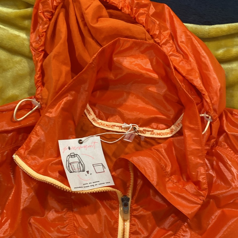Fp Movement Spring Showers Packable Solid Rain Ja… - image 8